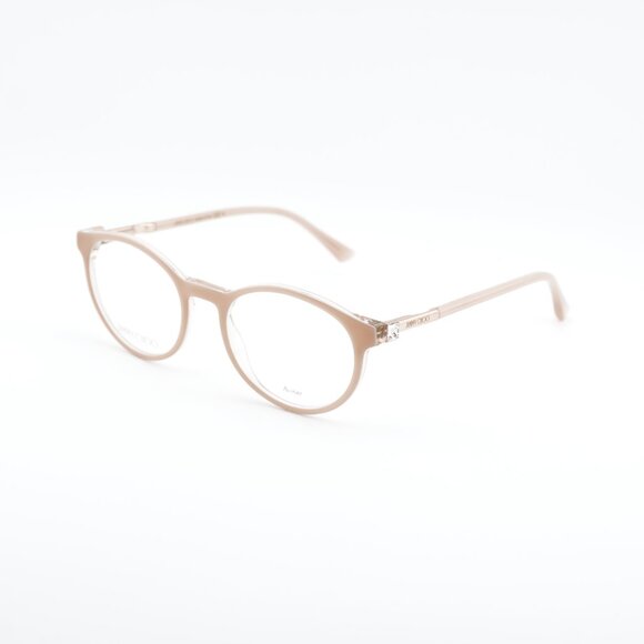 Jimmy Choo JC272 08XO 00 Eyeglasses Pink on Crystal 49mm Round Frame - Picture 9 of 11